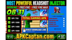 Total Gaming Injector APK Download (Free Fire) for Android 2