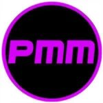 PMM Team Injector APK logo in purple color